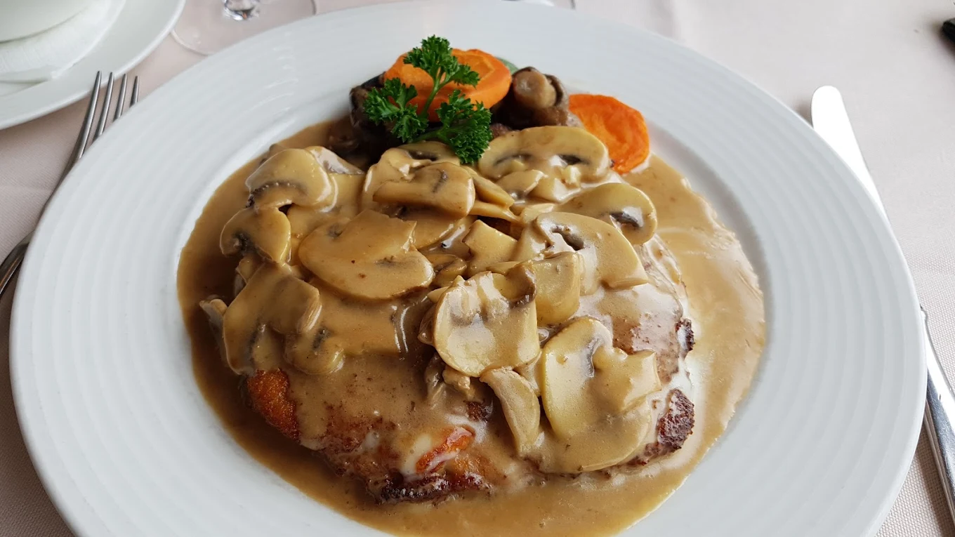 Escalope aux champignons