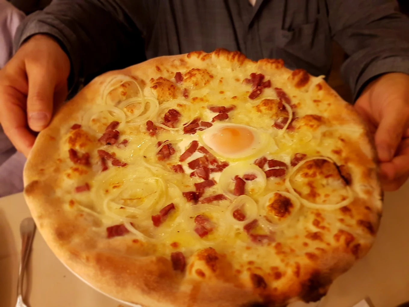 Pizza Carbonara